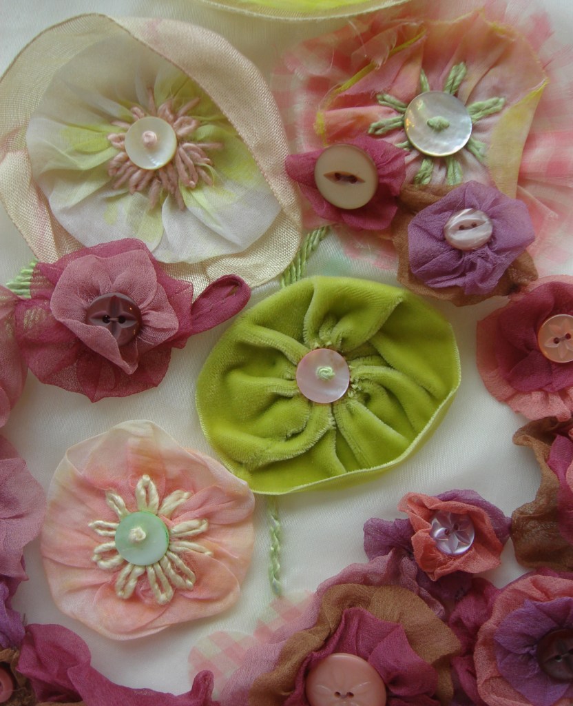 fabric flowers